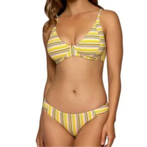 Swim Systems Small Bikini 2-Piece Maya Underwire/Ellie Tab Side The Line NWT
